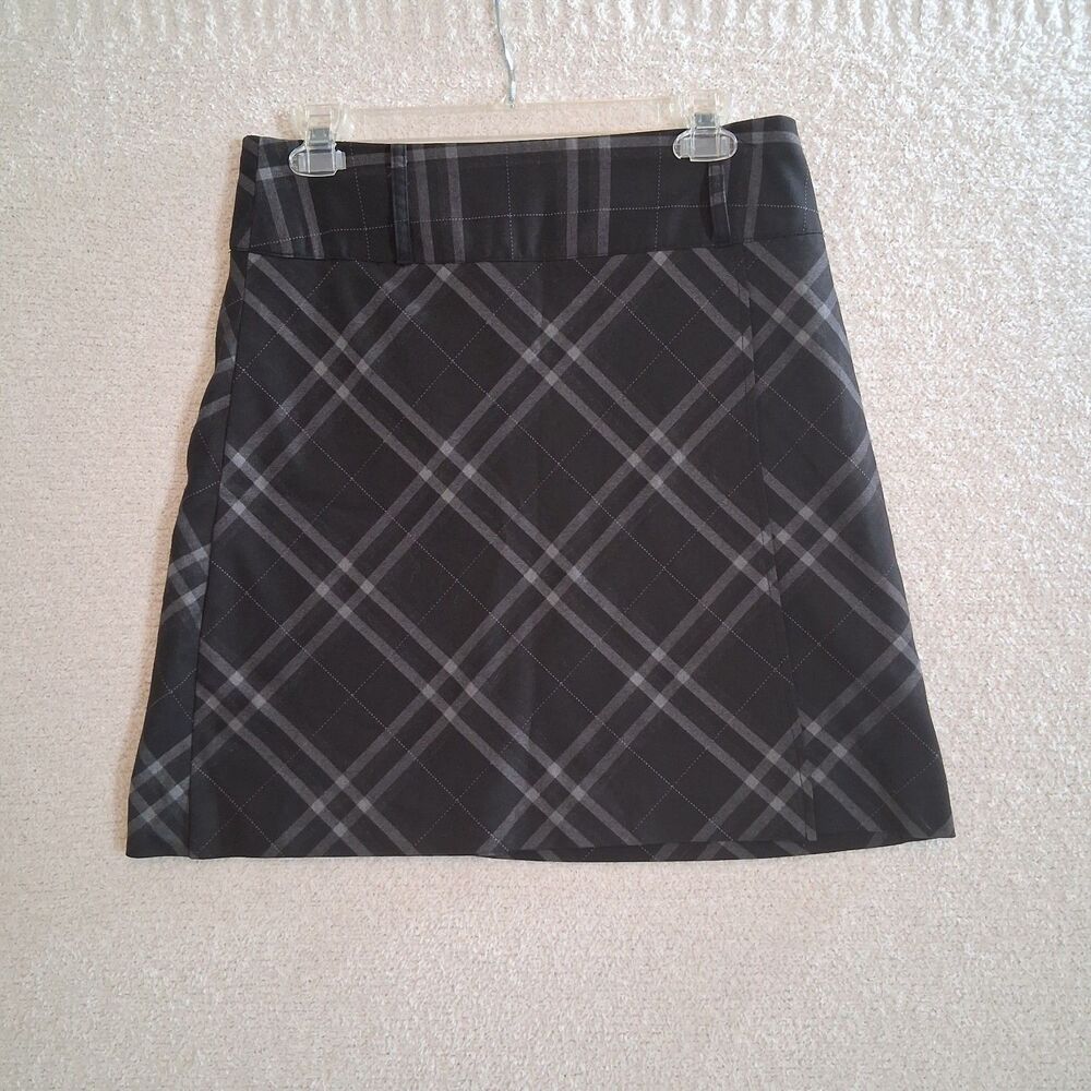 Plaid Wrap Mini Skirt Women's Sz 10p Twee Dark Academia Ivy League Clueless